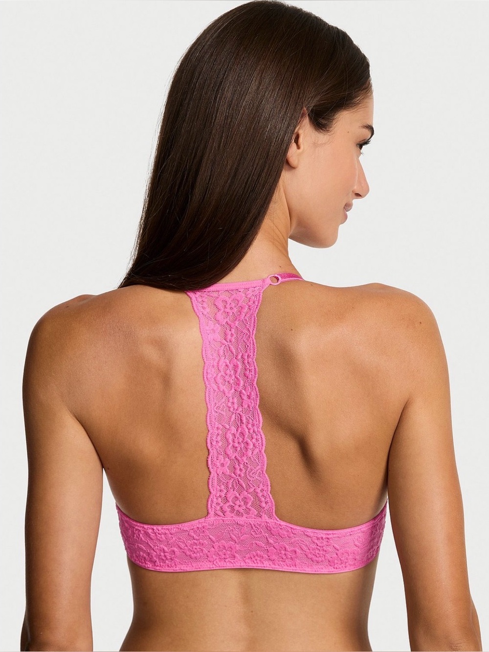 VICTORIAS SECRET SEXY TEE SMOOTH LIGHTLY LINED DEMI BRA FRONT CLOSE